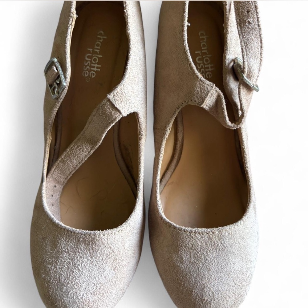 Charlotte Russe Tan Wedges